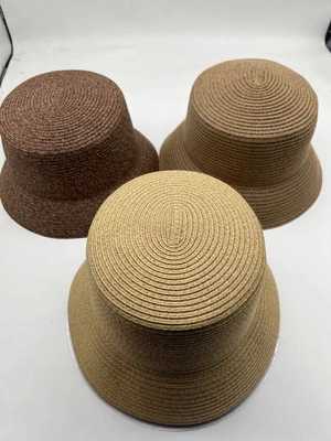 Charming Womens Wide Brim Straw Sun Hats With Adjustable Chin Strap