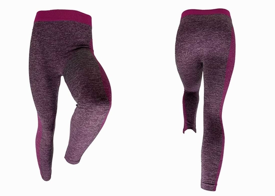 230gsm Colourful Yoga Leggings Pink Contrast Leggings Melange Pink