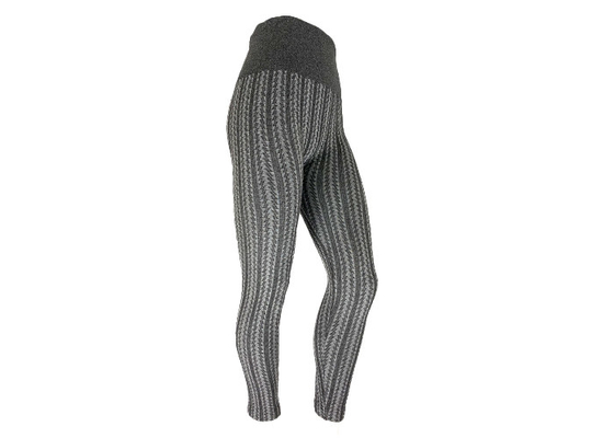 Textured Look Fleece Lined Legging High Waist Brushed Leggings