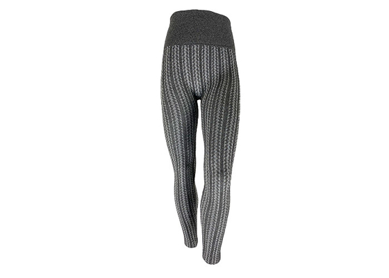 Textured Look Fleece Lined Legging High Waist Brushed Leggings