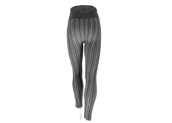 Textured Look Fleece Lined Legging High Waist Brushed Leggings