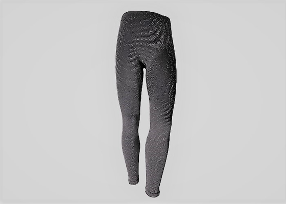 Women Lurex Plus Size Fleece Lined Leggings Seamless Knitting