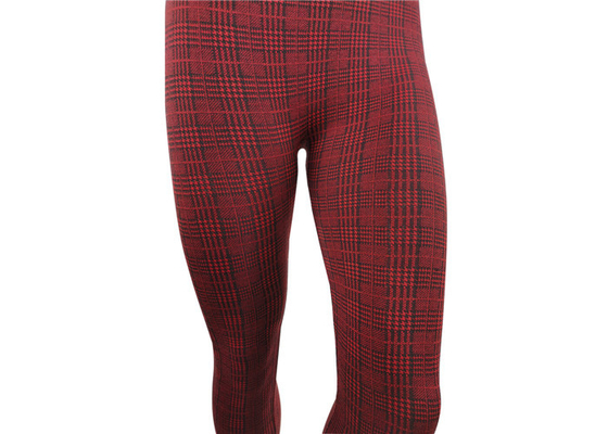 OEM Design Womens Seamless Leggings Red Compression