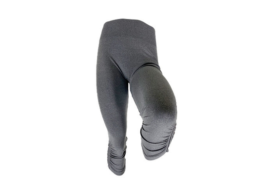 Fitness Spandex 230gsm High Waisted Ladies Gym Leggings Black
