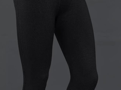 Calças de ginástica, yoga, cintura alta, 95% poliéster, calças de treino S / M